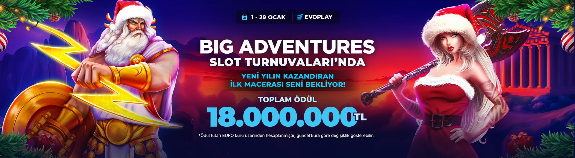 Evoplay Big Adventures Slot Turnuvaları